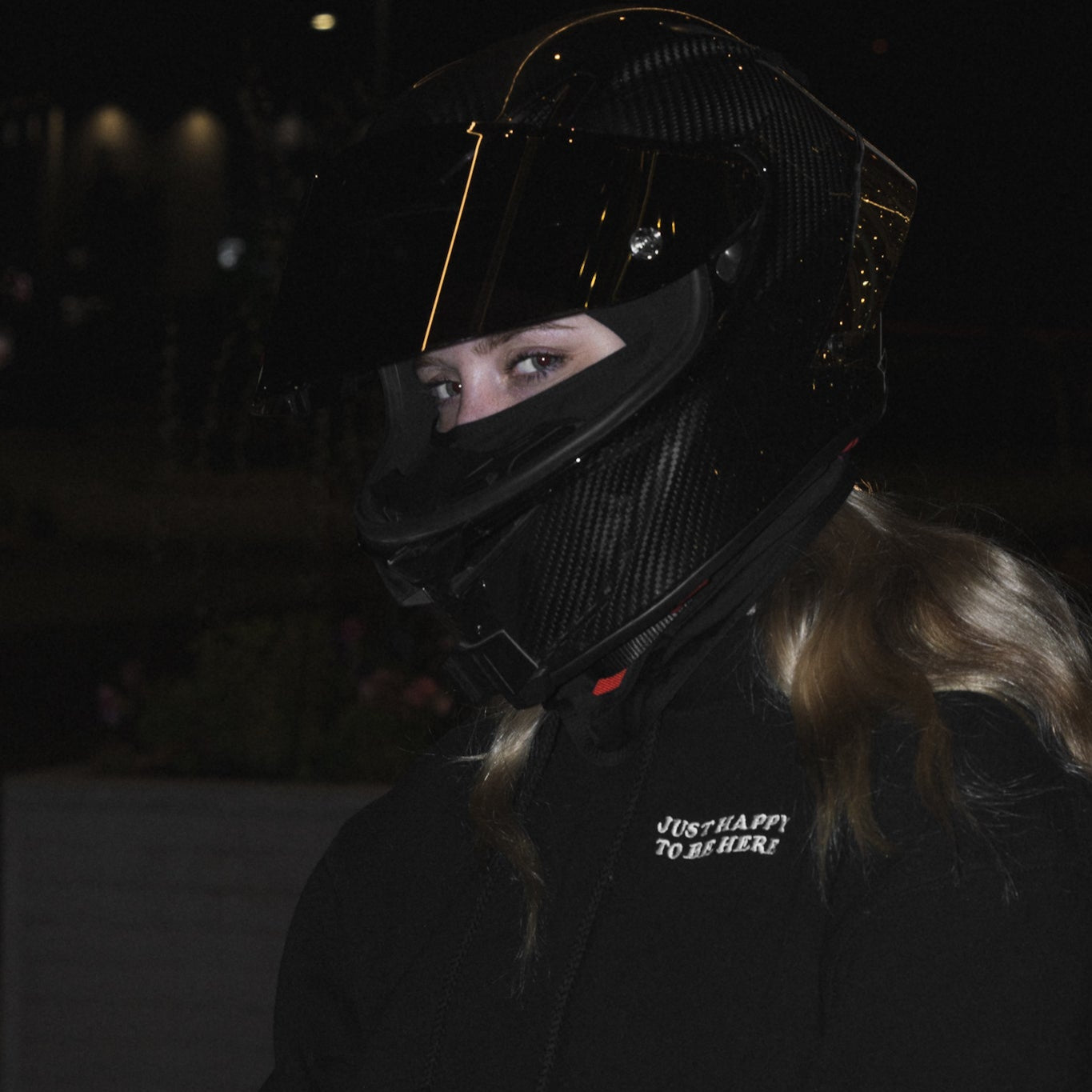 Embroidered Wavy Logo Hoodie