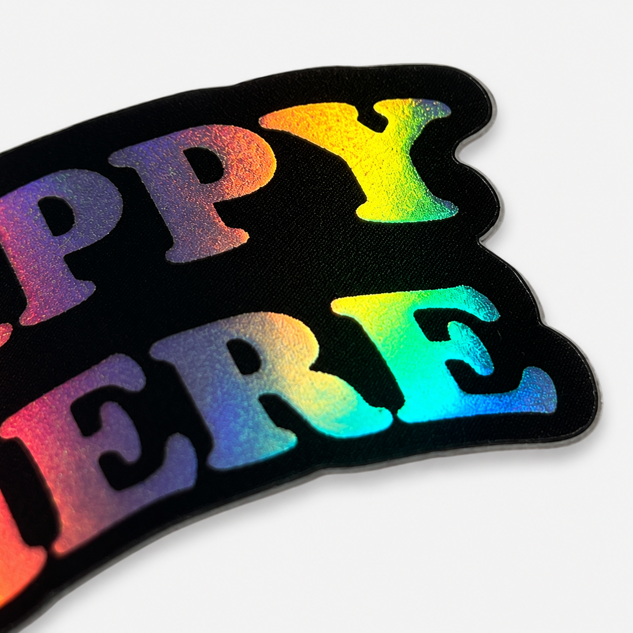 Reflective Logo Slap Sticker