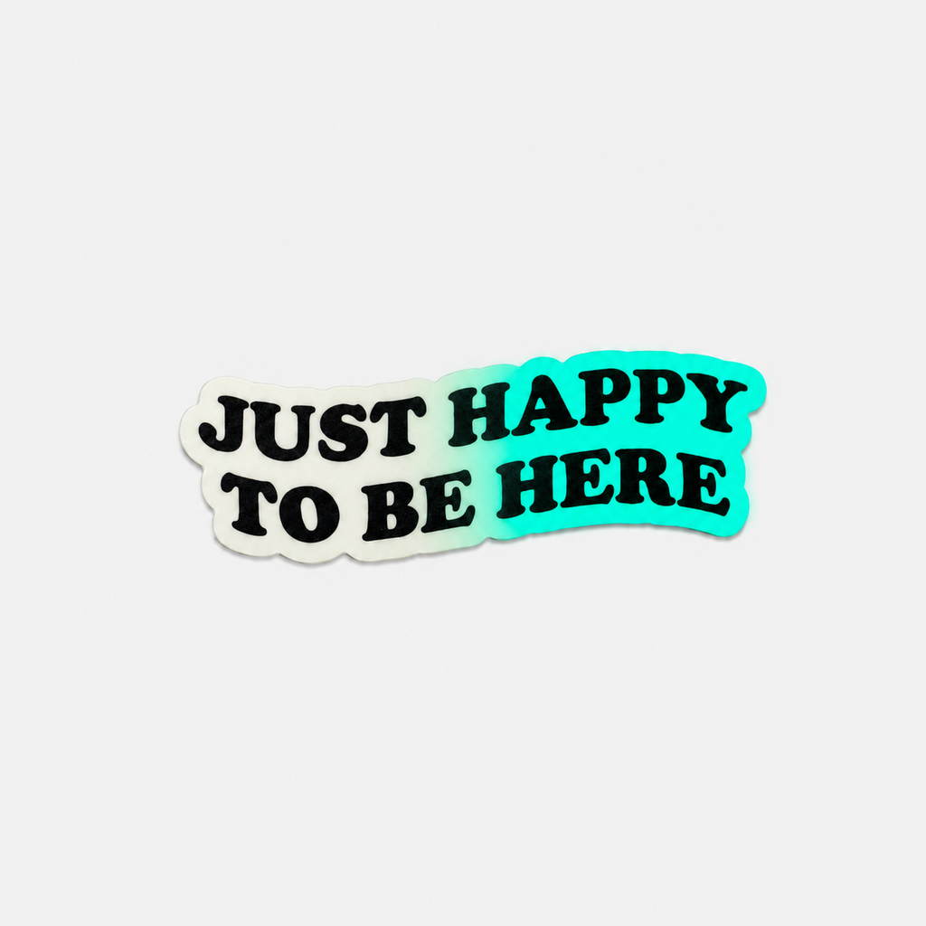 Glow in The Dark Logo Slap Sticker