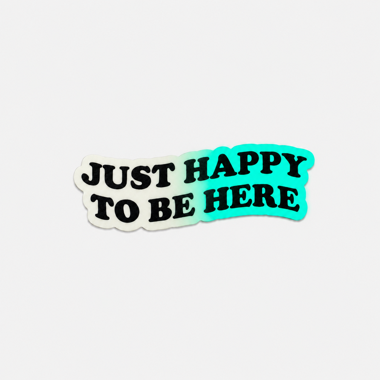 Glow in The Dark Logo Slap Sticker