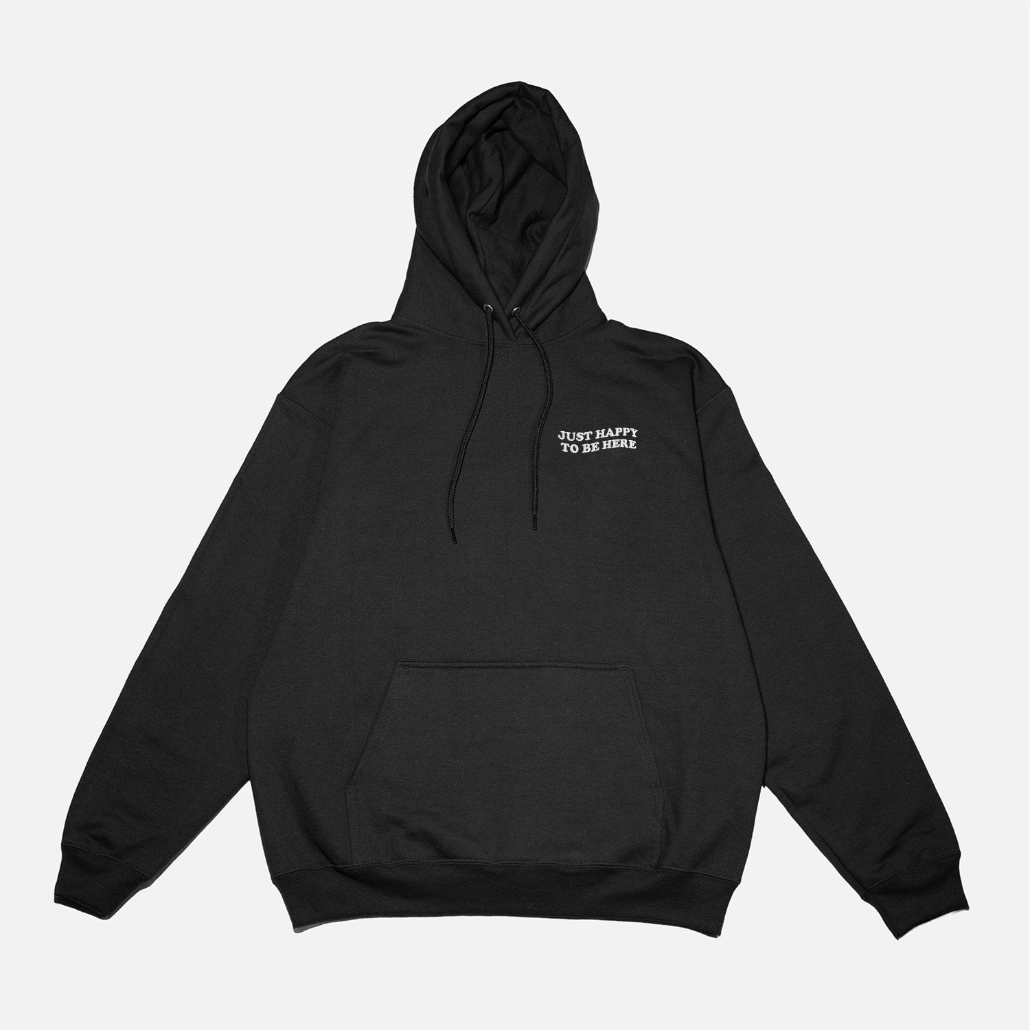 Embroidered Wavy Logo Hoodie